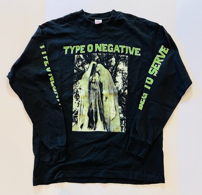 Vintage 1994 Type O Negative Tragical Misery Tour USA XL LS Shirt Authentic