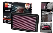  High-Flow Original Lifetime Engine Air Lifetime/Washable - Oiled Cotton