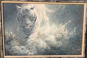 John Seerey Lester MASTERS EDITION Canvas 58/195 L E White Lightning Hand Signed
