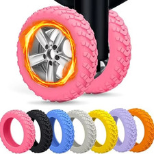 8Pcs Luggage Wheel Cover Silicone Reduce Noise Suitcase Caster Wheel Protector