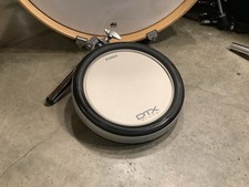 8" Yamaha XP80 DTX Snare/Tom Pad 3-Zone Silicone Head HEX POST Mount TESTED ZB4