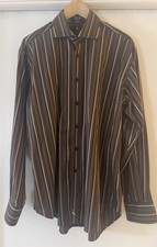 Men  s Large TailorByrd Stripe Shirt 100 Cotton