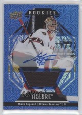2022-23 Upper Deck Allure Rookies Blue Line Jersey 46/75 Mads Sogaard Auto 0rb9