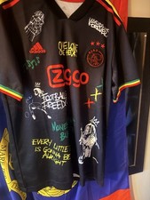Ajax Third Kit 21/22 Adidas Mens 2XL Bob Marley 3 Little Birds