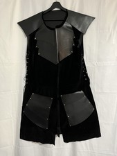 New Sail Men  s Medieval Victorian Black Waistcoat Best Cos-1355 