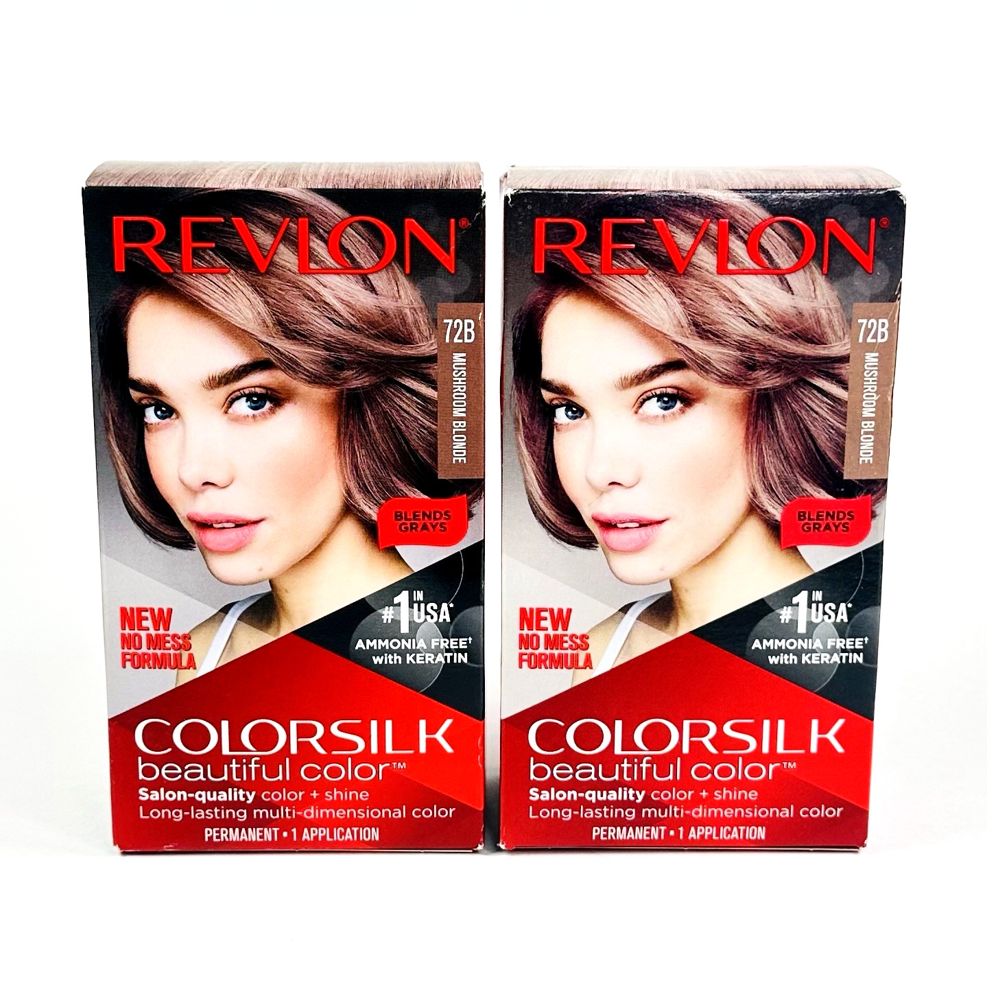 Silk 72b Mushroom Blonde Permanent Hair Color Kit