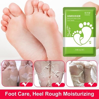 +#Exfoliating Peel Foot Mask Socks Soft Feet Renewal Removes Dead Skin CallusD t