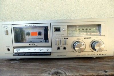 Sanyo RD-5009 Cassette Deck Japan Home Audio , Damaged Motor, AS