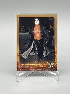 2015 Topps WWE STING BASE CARD #98 GOLD PARALLEL SSP /10 WCW AEW