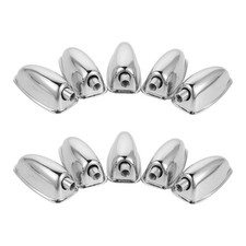 10Pcs Durable Metal Drum Triangle Lugs Silver Reusable Snare Drum Replacement