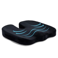 Cushion Seat Pillow Coccyx Orthopaedic Back Pain Relief Memory Foam Office Chair