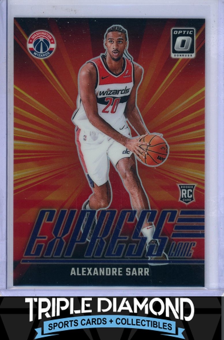2024-25 Panini Donruss Optic Alexandre Sarr Rookie Express Lane Purple R204