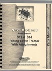 New Holland S12 S14 Lawn & Garden Tractor Parts Manual Catalog