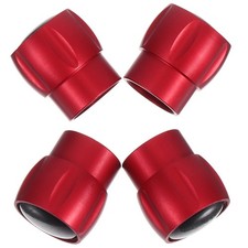 4 Pcs Decorative Valve Caps Alloy Tire Universal Air Stem Covers