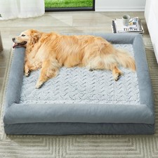 XL Extra Large Dog Bed, Washable Dog Couch with Removable Waterproof Cover, O...