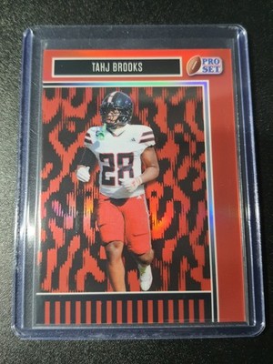 Tahj Brooks - Leaf Pro Set 2025 - Cincinnati Bengals, Texas Tech - Red - /5