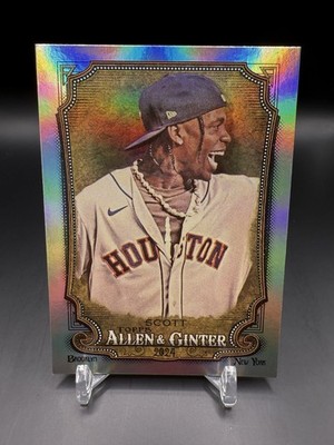 Travis Scott 2024 Topps Allen & Ginter Hot Box Rainbow Foil #274 Cactus Jack SP