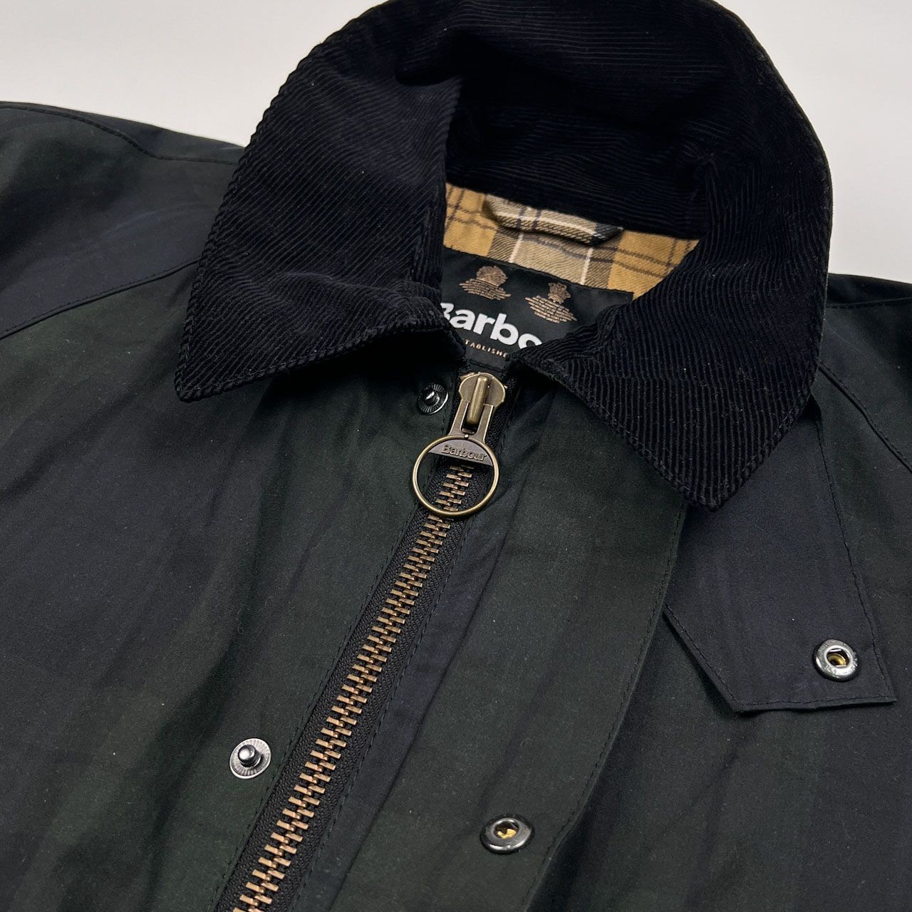 Barbour Bedale Jacket Shadow Check Pattern M Wate… - image 6