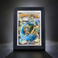 Dragon Ball Z Tamashii Art 3D Relief Manga Resin Cover Son Goku & Shenron Bandai