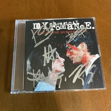 My Chemical Romance signed booklet for Life On the Murder Scene cd/dvd used