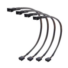4-Pack, PWM 4 Pin Fan Extension Cable - 12 inches, PC Fan Extension Cable