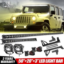 5020 Led Light Bar4 Podsroof Hood Bracketswire Kits For Jeep Wrangler Jk 5020 Led Light Bar4 Podsroof Hood Bracketswire Kits For Jeep Wrangler Jk