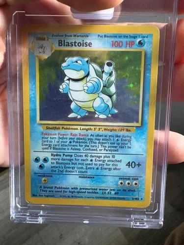 Blastoise 002/102 Base Set Holo HP