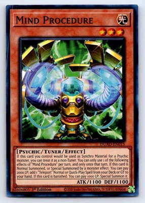 Mind Procedure Super Rare Duelist's Advance DUAD-EN015 LP