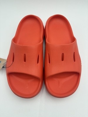 HOKA Men\'s U Ora Recovery‎ Slide 3 Sandal ORANGE Hoka Unisex Ora Recovery Slide 3 Multiple Sizes Orange  main image 4