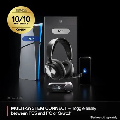 SteelSeries Arctis Nova Pro Wireless 61520 | PC/PS5/PS4 | OPEN BOX