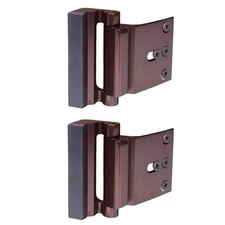 2 Pack Door Reinforcement Locks with 8 Screws, Home Security Childproof Night...