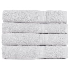 4 Pack 100 Cotton Bath Towels 27x54 Soft Thick Absorbent Quick Dry Set Spa
