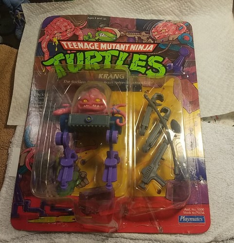 1990 Vintage Teenage Mutant Ninja Turtles TMNT Kra...