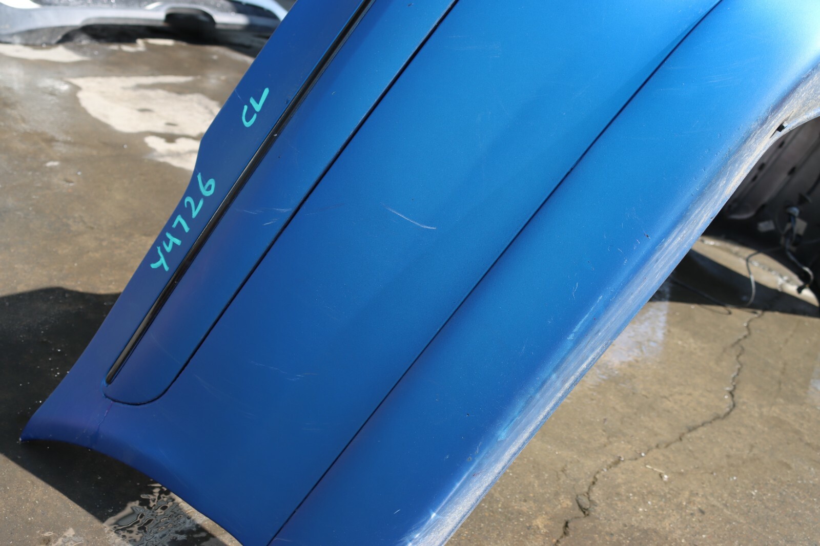 00-06 w215 MERCEDES CL500 REAR BUMPER COVER & ORIGINAL BRABUS LIP DIFFUSER Y4726