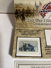 Civil War 150th Anniversary set with bullet, stamp and commemorative quarter COA — photo 3