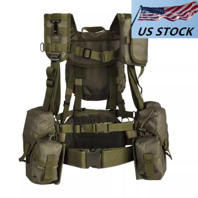 Russian SMERSH M1 Tactical Vest Chest Rig AT Green Set Assembled