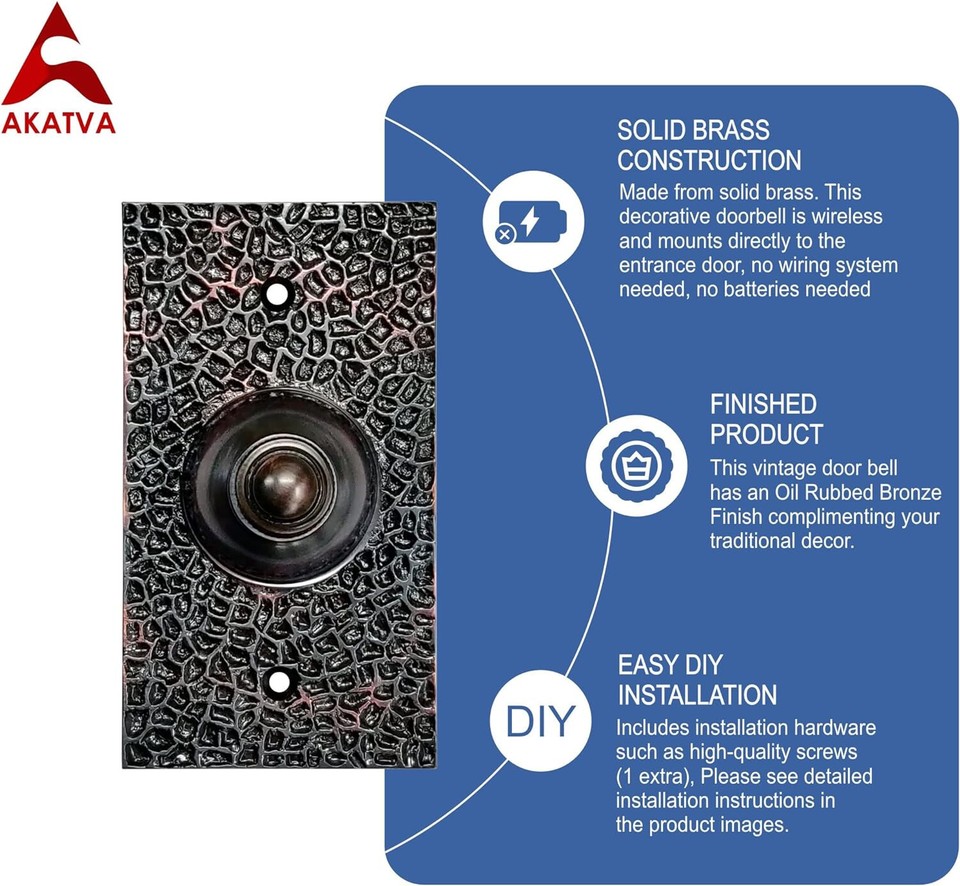 Reliable Performance Bell Push ABS Black Black Convenient Replacement Press Button Inserts Sturdy Construction - 13 - View #6