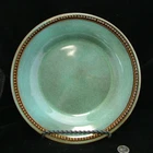 BOMBAY GREEN BEADED 10 3/4" DINNER PLATE