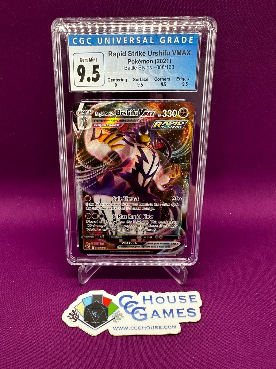Rapid Strike Urshifu VMAX 088/163 Battle Styles CGC 9.5 GEM MINT