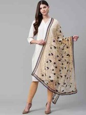 Dupatta For Women Indian Stole Women Solid Chanderi Scarf Party Wear Wrap Chunni
