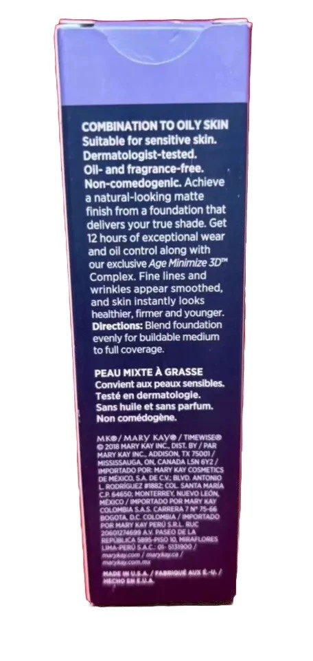 Mary Kay Timewise Matte 3D Foundation 1 FL OZ **FREE SHIPPING** - Image 3 of 4