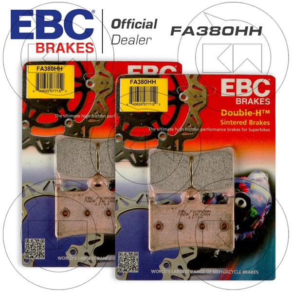 BremsbelÄGe Vorder Sinter Ebc FA380HH Yamaha Yzf R6 600 2005 2006 2007-image