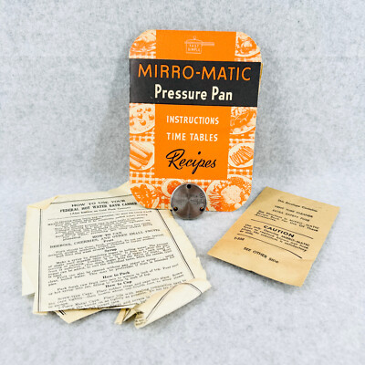 #ad Mirro Matic Jiggler Instructions Safety Fuse Pressure Pan Weight Gauge 5 10 15 $19.99