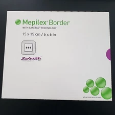 MOLNLYCKE Mepilex Border 6"x6" (295400)  Box of 5 Dressings (READ EXP INFO)