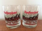 Budweiser 1989 Old Fashion Drinking Glass Clydesdale Horses — photo 1