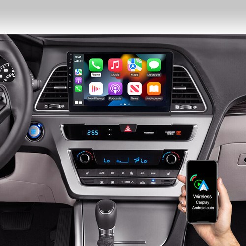FOR HYUNDAI SONATA 2015 2016 2017 APPLE CARPLAY ANDROID 12 WIFI 2+32G ...