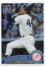 2021 Topps Chrome Reggie Jackson 70 Years Of Topps #70YTC-61
