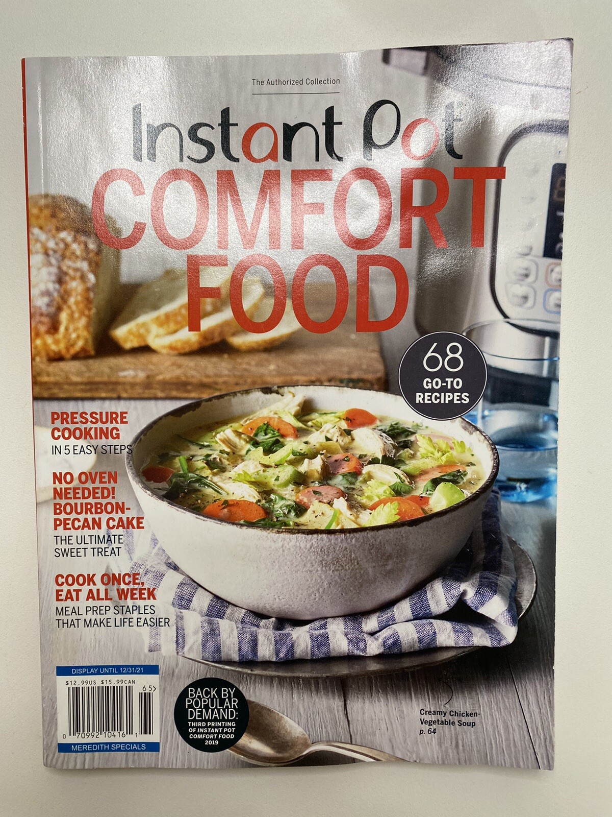 INSTANT POT COMFORT FOOD special edition magazine 2021 68 recipes FREE SHIP-image