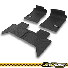 Fits 11-14 Toyota Tacoma Extended Cab Floor Mats Carpets Liner Latex Black 5PCS