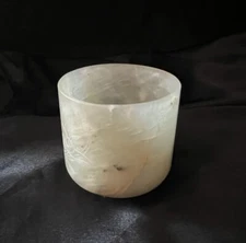 Older Carved Chinese Jade or Serpentine Cup 2”
